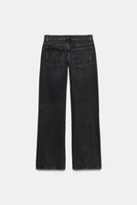 ДЖИНСЫ TRF WIDE-LEG С НИЗКОЙ ПОСАДКОЙ — ZARA