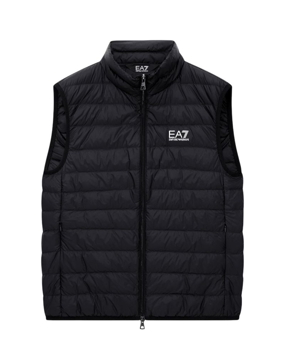 Мужской теннисный жилет EA7 Man Woven Down - black