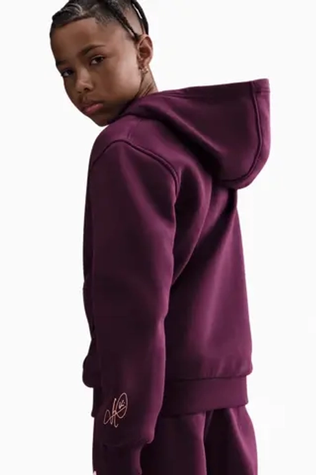 Кофта Nike Kylian Mbappe Club Fleece Junior - бордовый