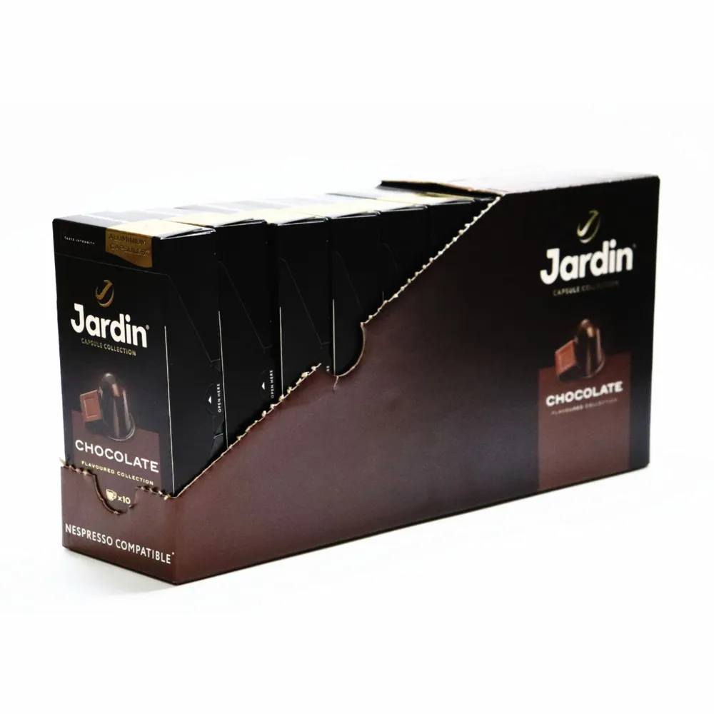 Кофе в капсулах Jardin Chocolate, 10 капсул для кофемашин Nespresso (Жардин) х 10 шт