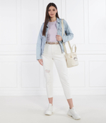 Джинсы MOM JEAN Tommy Jeans - белый(DW0DW17618)