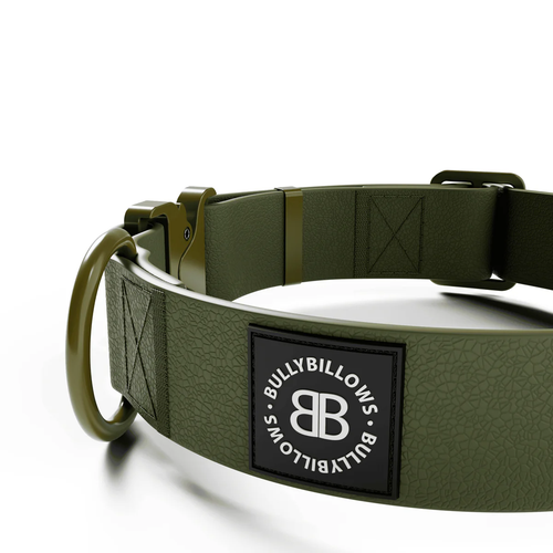 Ошейник Billowthane Combat KHAKI 4 см BullyBillows