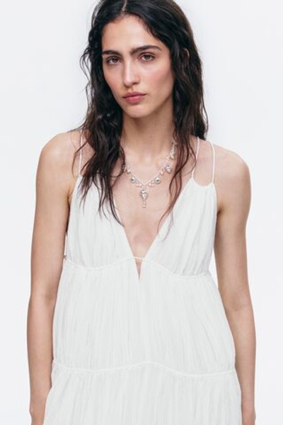 Платье-колокол со стяжкой - H&M