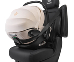 Детская коляска Peppy Monaco 3 в 1 с автокреслом Verona Beige Black (черный), рама черная матовая