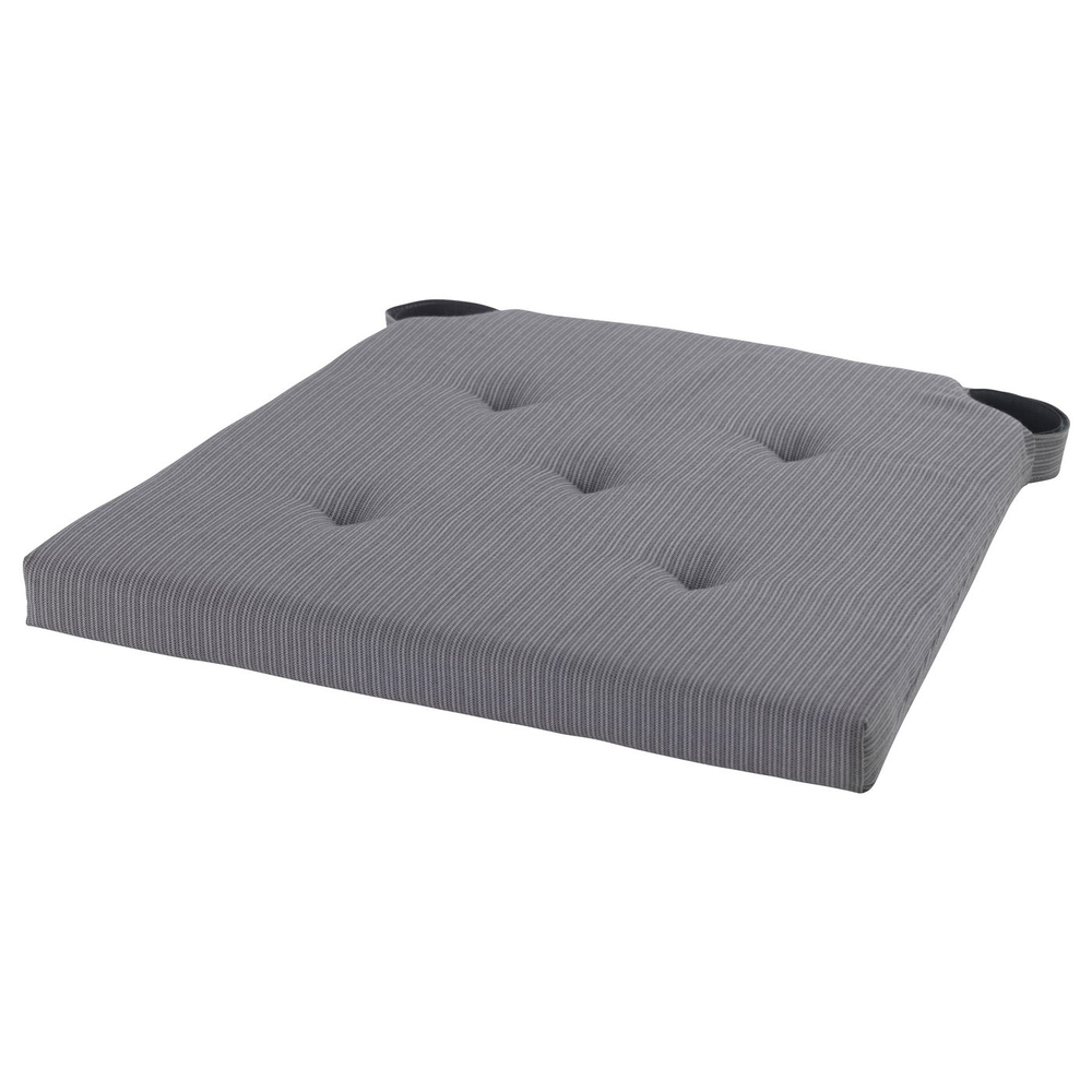 IKEA JUSTINA  (ИКЕА ЙУСТИНА)  -  Подушка на стул - серая 42/35x40x4 см