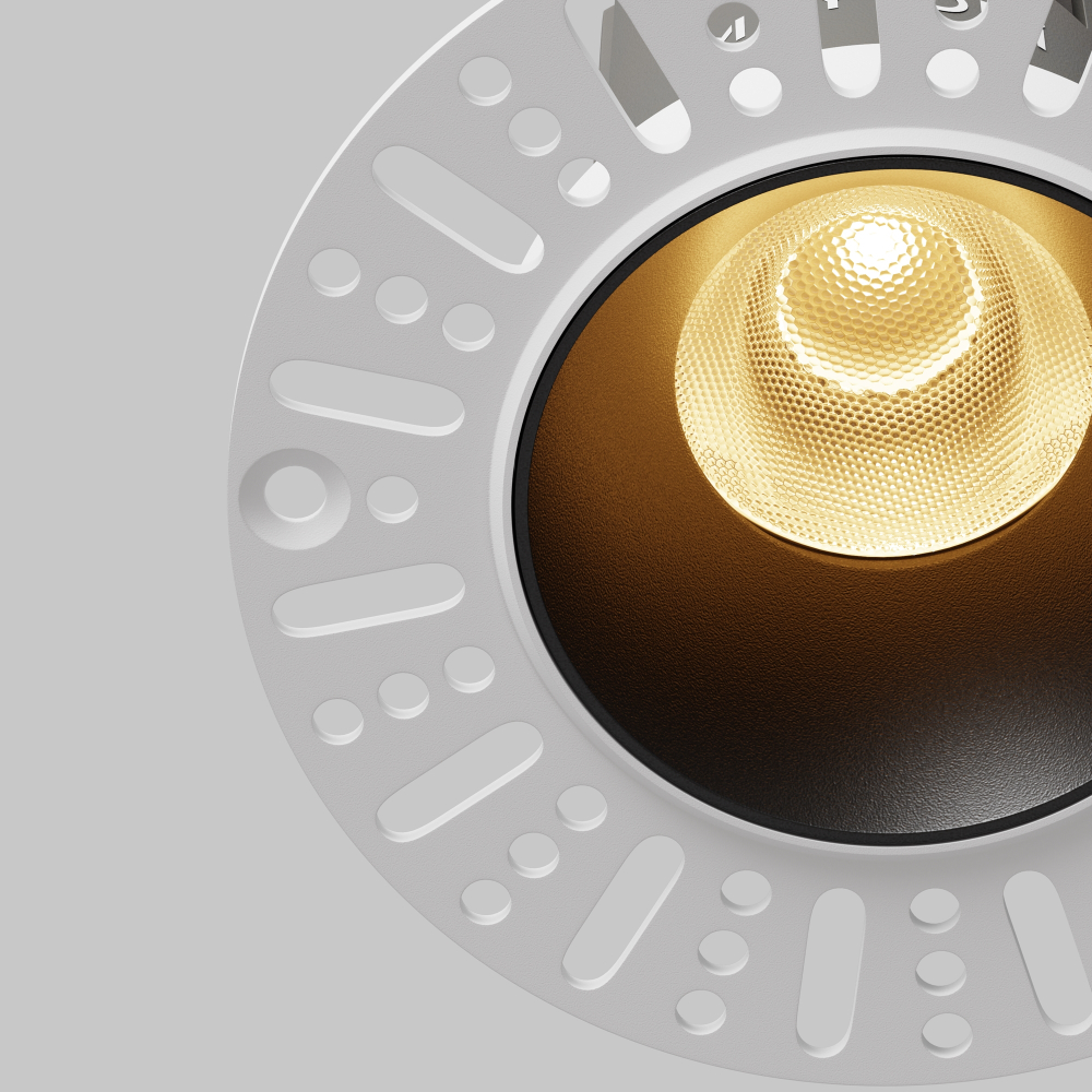 Встраиваемый светодиодный светильник Maytoni Dip DL124-10W-2.7K-TRS-B
