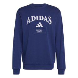 Мужская теннисная толстовка Adidas Heritage Tennis Graphic Pullover — dark blue/white