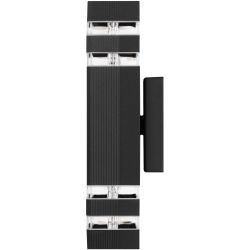Светильник уличный настенный ЭРА «Астрея» GBW-101-BL-0310 230В 2хЕ27 IP54 вверх/вниз черный | Садово-парковые светильники