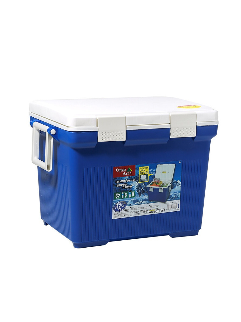 Термобокс IRIS Cooler Box CL-32, 32 литра синий/белый