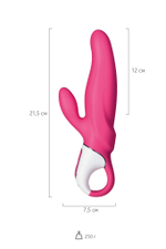 Вибратор Satisfyer Vibes Mr. Rabbit силикон красный 22,1 см