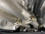 Выхлопная система с заслонками для Porsche CAYENNE COUPE 9YB 2019+ 3.0T (титан)