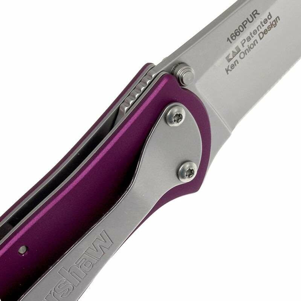K1660PUR Leek - нож складной, фиолетовая рукоять
