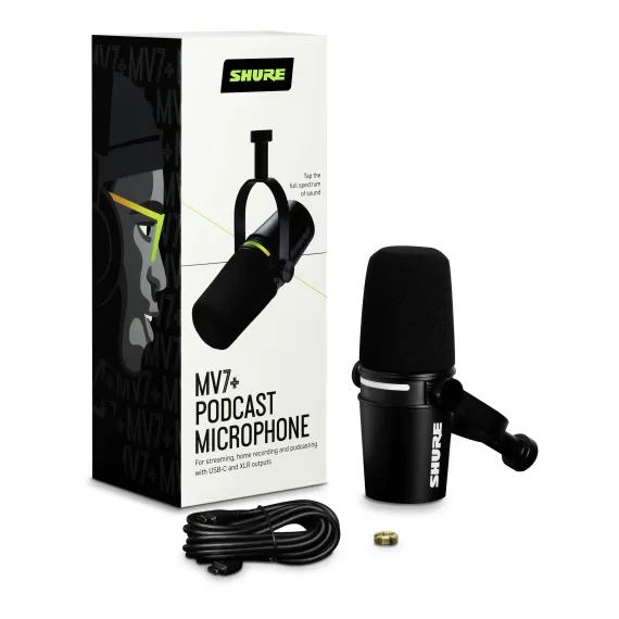 Shure MV7+ K Black