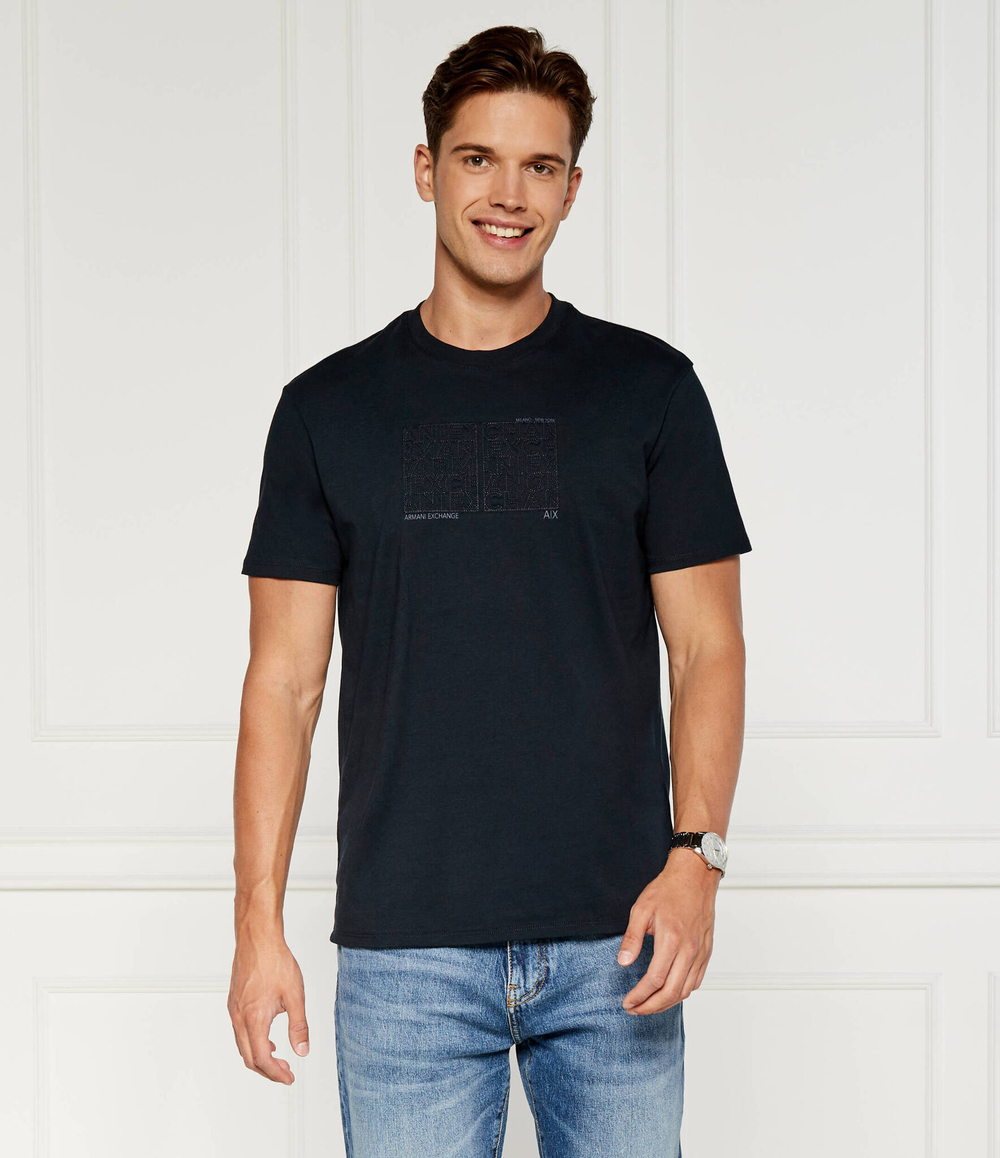 Футболка Armani Exchange - темно-синий(6DZTAA ZJARZ)