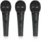 BEHRINGER XM1800S - Динамические микрофоны (комплект из 3 шт.) с выключателем, в кейсе