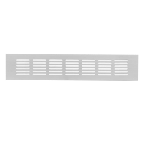 Вентиляционная решетка Благовест 60x400, серебро