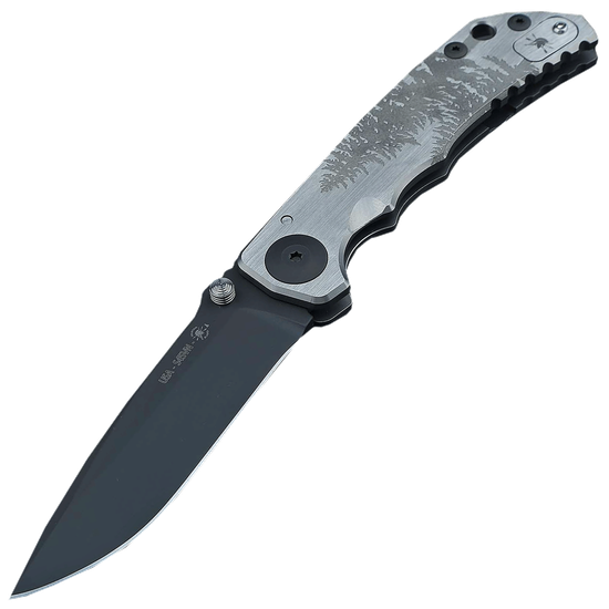 Складной нож Spartan Blades SHF FIRTREES SB/SF5FIRTREES c клинком из стали CPM-S45VN, рукоять титан