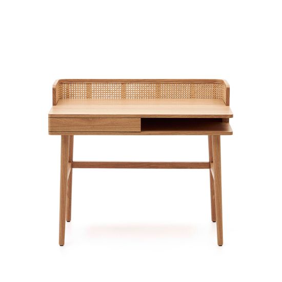 Araxi Письменный стол из массива ясеня и ротанга 105 x 62 см La Forma Испания 