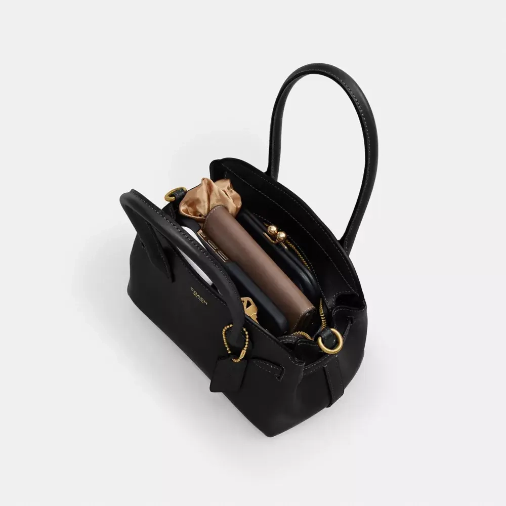 COACH СУМКА SOFT EMPIRE 21, ЧЕРНЫЙ