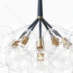 Pendant design lamp  Bubble X-Large by Pelle (Black)