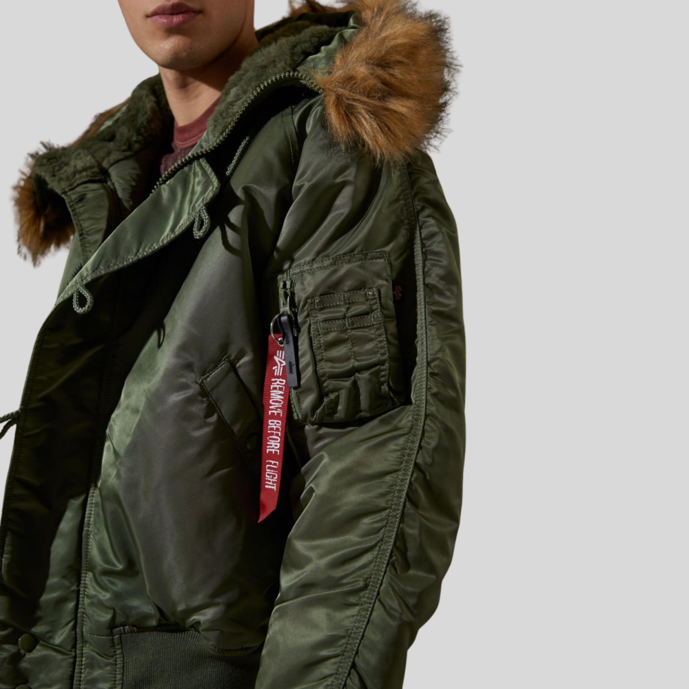 Парка Alpha Industries N-2B Sage Green (Зеленая)