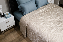 Покрывало 260x260 Garda Decor Канто со стежкой