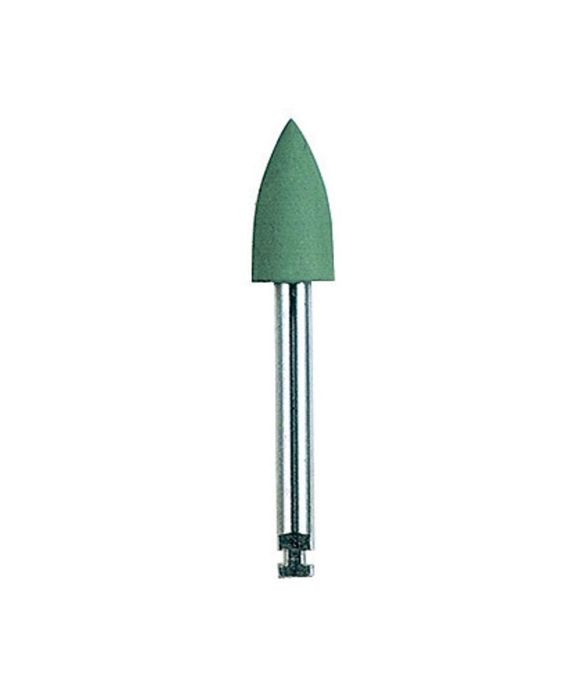 EDENTA 0132RA-12 Полир для благородных сплавов Alphaflex RA, d 5 мм, цвет зеленый, форма граната
