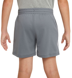 Шорты для мальчика теннисные Nike Boys Dri-Fit Multi+ Graphic Training Shorts - smoke grey/white/white