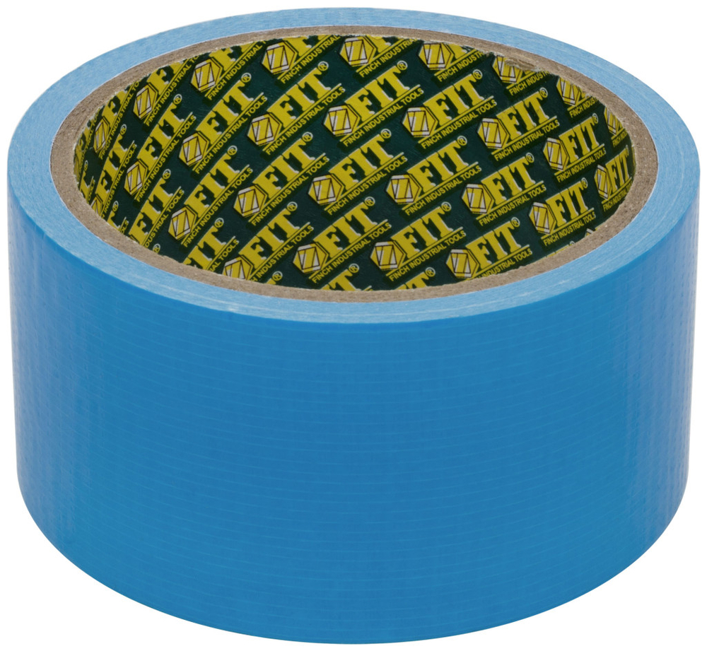 Лента клейкая универсальная армированная "ductape", синяя, 48 мм х 10 м