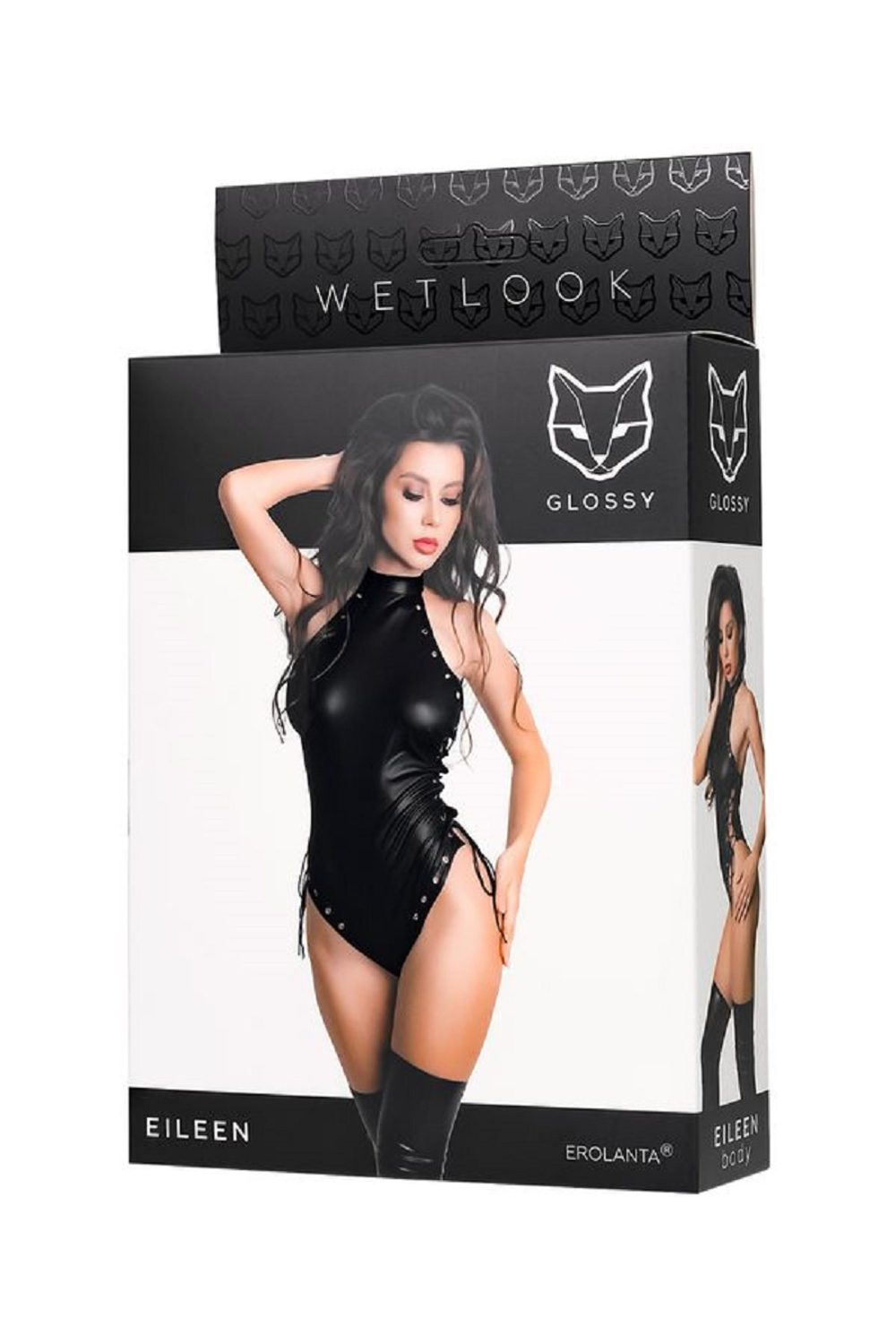 Боди Glossy Eileen из материала Wetlook S