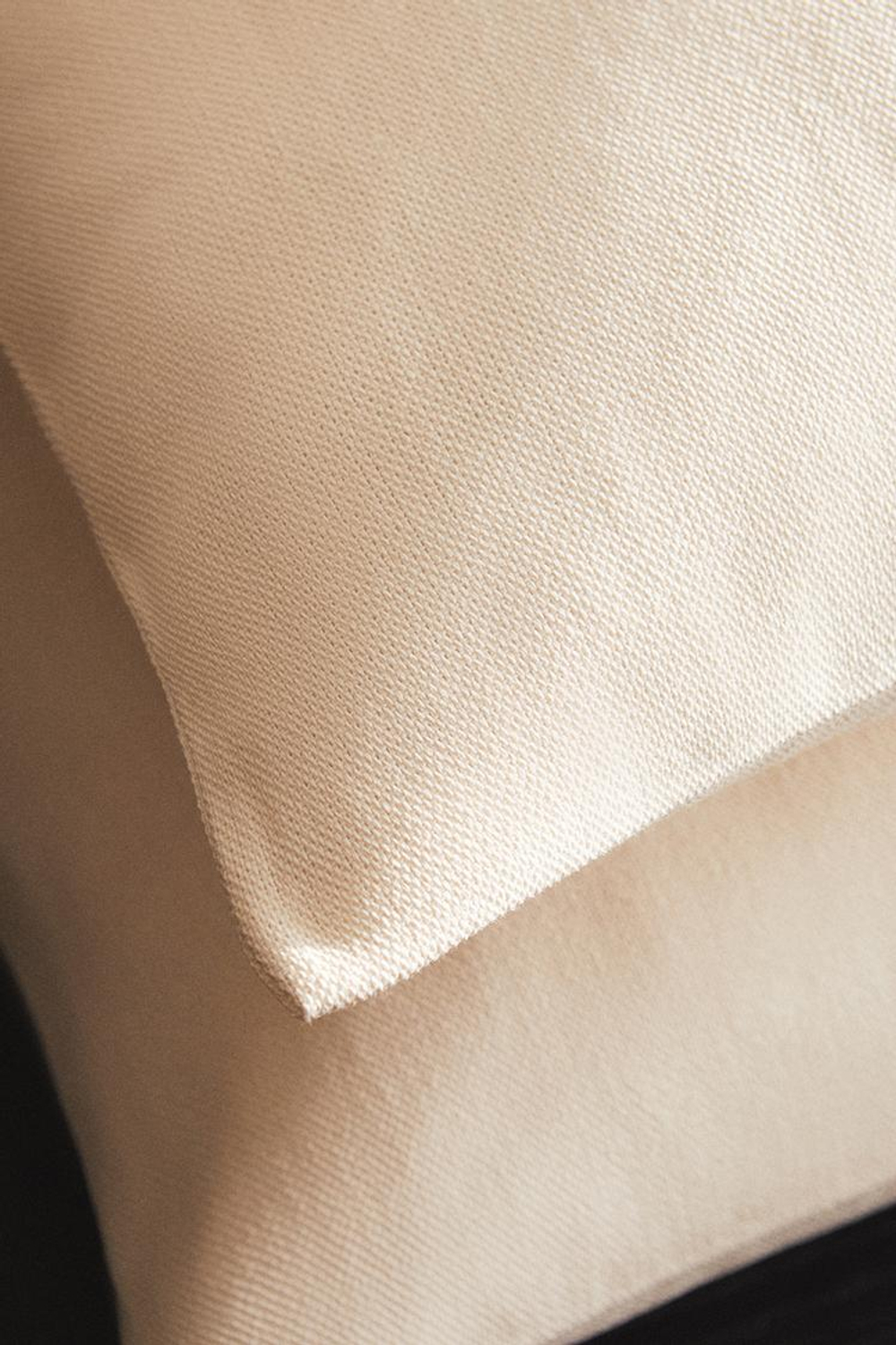 ZARA HOME ОДНОТОННЫЙ ЧЕХОЛ ДЛЯ ДЕКОРАТИВНОЙ ПОДУШКИ, БЕЛЫЙ