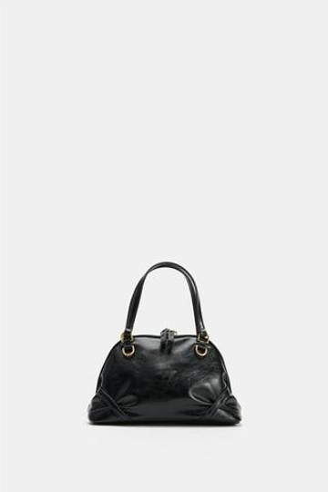 ZARA МИНИ-СУМКА ЧЕРЕЗ ПЛЕЧО, ЧЕРНЫЙ
