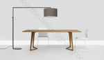 Floor design lamp  High Noon by Zeitraum (Black)