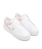 Кожаные кроссовки th platform court Tommy Hilfiger - белый(FW0FW07910)
