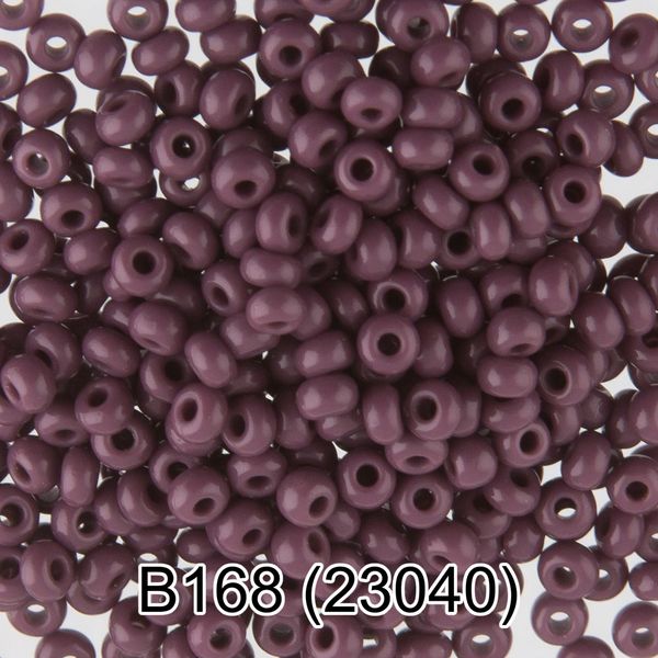 Бисер Gamma 10/0 (2.3 мм), 50 г, B168 т.лиловый, 23040, круглый 2