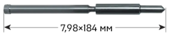 Корончатое сверло Karnasch 14х110 мм, HARD-LINE, Nitto + Weldon 19, арт. 20.1660N-014