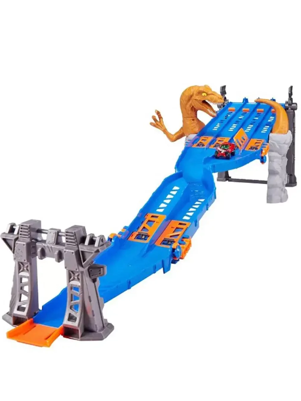 Игровой набор Metal Machines Трасса четырехполосное безумие