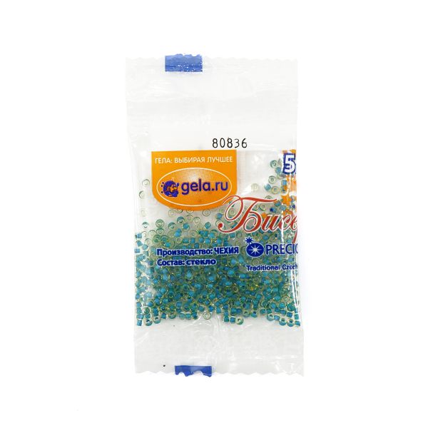 Бисер Preciosa 10/0, 50 г (10 шт по 5 г), цв.80836