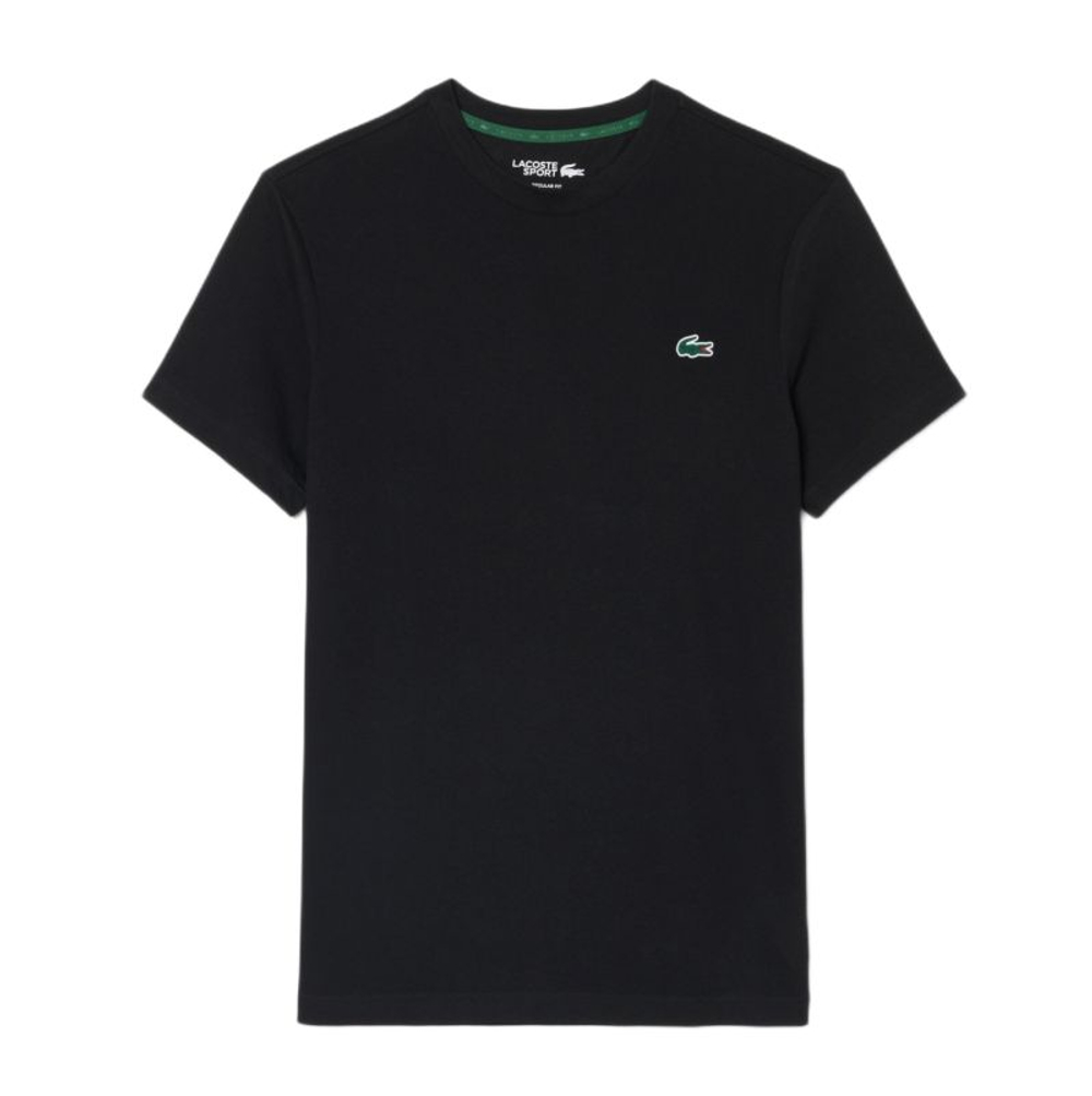 Мужская футболка Lacoste Ultra Dry Printed Sport - black/patisson