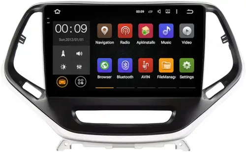 Магнитола для Jeep Cherokee 2014+ - AIROC 2K RX-2202 Android 13, Быстрая, QLed+2K, CarPlay, SIM-слот