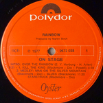 Rainbow ‎– On Stage 2LP (Скандинавия 1977г.)