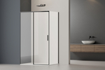 Душевой уголок Vincea Софт 2 (Soft 2) VSR-3SO29013CLB, 1300*900, черный, стекло прозрачное