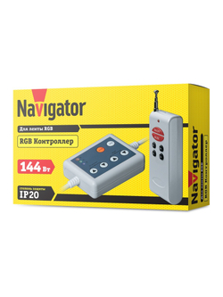 Контроллер 71 475 ND-CRGB144RF-IP20-12В Navigator 71475