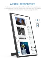 16" Портативный монитор ARZOPA Z1RC 60Hz 2.5K (2560х1600), черный