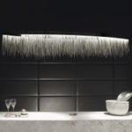 Pendant design lamp Waterfall  L150 (Rose gold)
