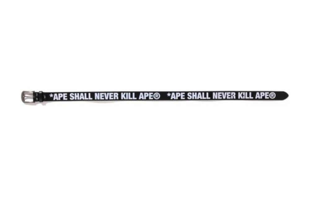 A Bathing Ape A Bathing Ape Bathing Ape Leather Belt