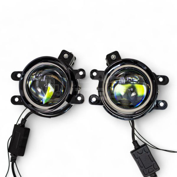 Противотуманные фары (ПТФ) Toyota Land Cruiser, Camry, Rav4, Alphard, Avensis, Lexus LX570, GS, IS, RX "ZMB" лазерные с Bi-LED модулем, ближн/дальн свет (арт. WD-015 PRO)