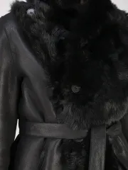 Дубленка зимняя шуба натуральная двусторонняя