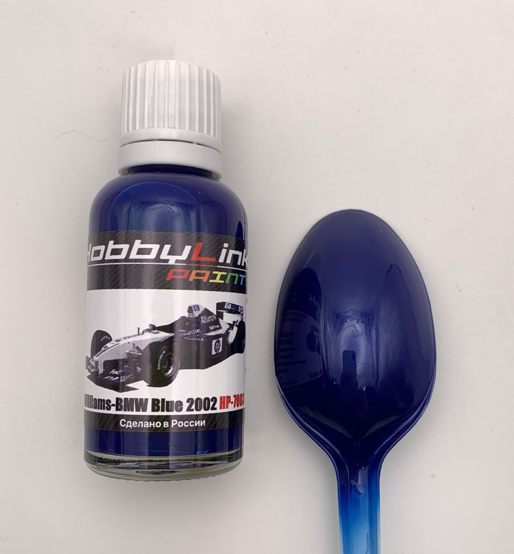 Краска лаковая HobbyLink Williams-BMW Blue 2002 HP-7003
