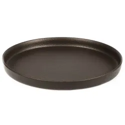 Тарелка с бортом d 27 см h2,8 см Smooth Black Raw Stellar P.L. Proff Cuisine [3]